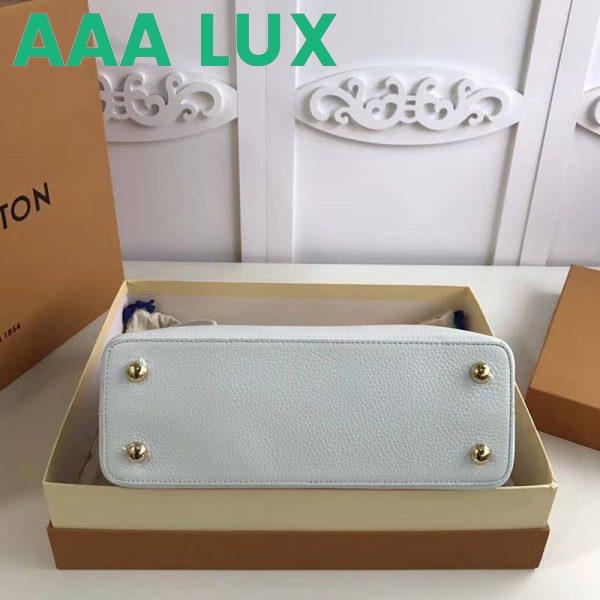 Replica Louis Vuitton LV Women Capucines BB Handbag Taurillon Leather-White 7