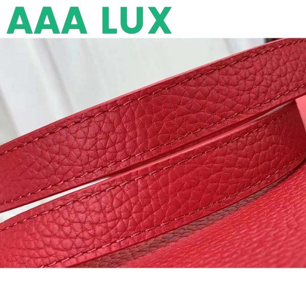 Replica Louis Vuitton LV Women Capucines MM Handbag Rose Pink Taurillon Leather 9