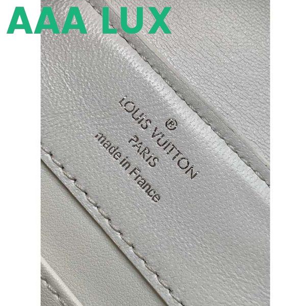 Replica Louis Vuitton LV Women Capucines Mini Handbag White Brilliant Crocodilien Leather 11