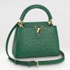 Replica Louis Vuitton LV Women Capucines Mini Handbag Yellow Taurillon Cowhide Leather 13