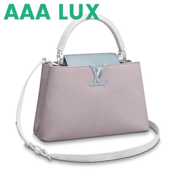 Replica Louis Vuitton LV Women Capucines PM Handbag Taurillon Leather