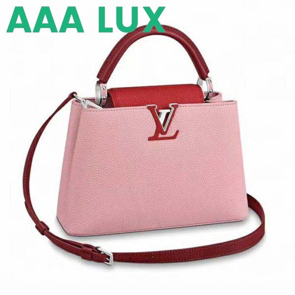 Replica Louis Vuitton LV Women Capucines PM Handbag Taurillon Leather 3