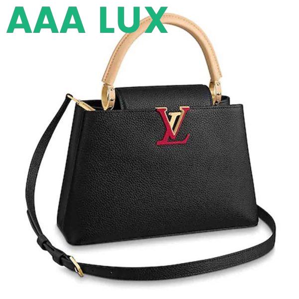 Replica Louis Vuitton LV Women Capucines PM Handbag Taurillon Leather 4