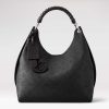 Replica Louis Vuitton LV Women Carmel Hobo Bag Crème Beige Mahina Perforated Calf Leather 13
