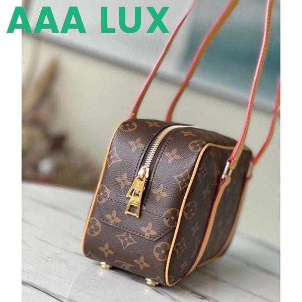 Replica Louis Vuitton LV Women Cité Handbag Monogram Coated Canvas Cowhide Leather 5