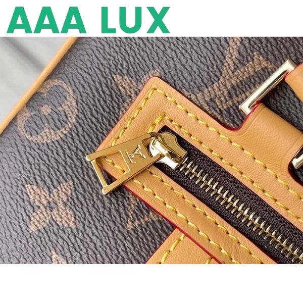 Replica Louis Vuitton LV Women Cité Handbag Monogram Coated Canvas Cowhide Leather 9