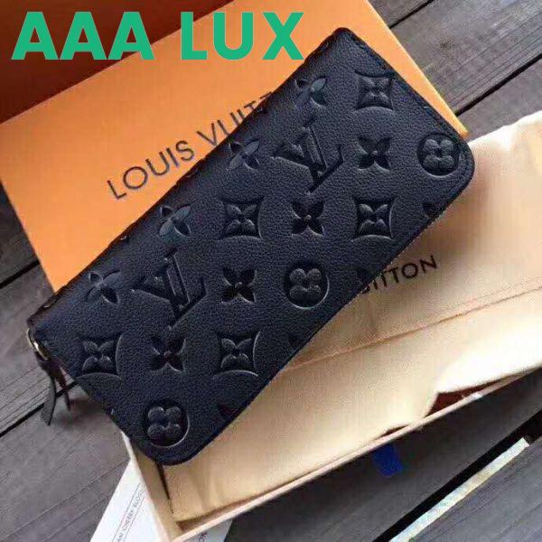Replica Louis Vuitton LV Women Clémence Wallet in Supple Monogram Empreinte Leather 3