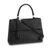 Replica Louis Vuitton LV Women Cluny Mini Handbag Black Epi Grained Cowhide Leather 15