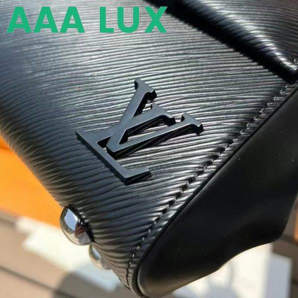 Replica Louis Vuitton LV Women Cluny Mini Handbag Black Epi Grained Cowhide Leather 9