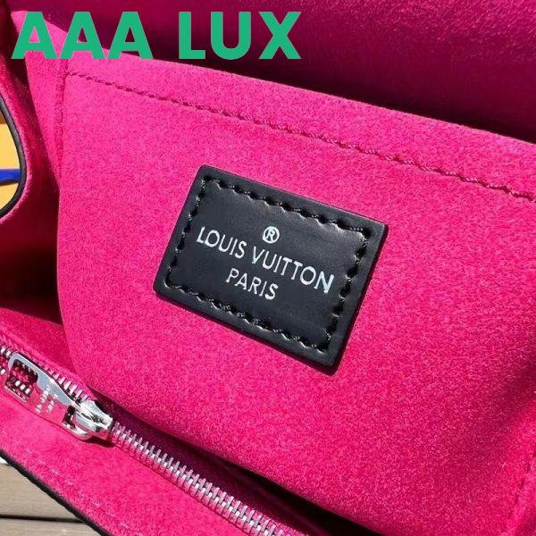 Replica Louis Vuitton LV Women Cluny Mini Handbag Black Epi Grained Cowhide Leather 10