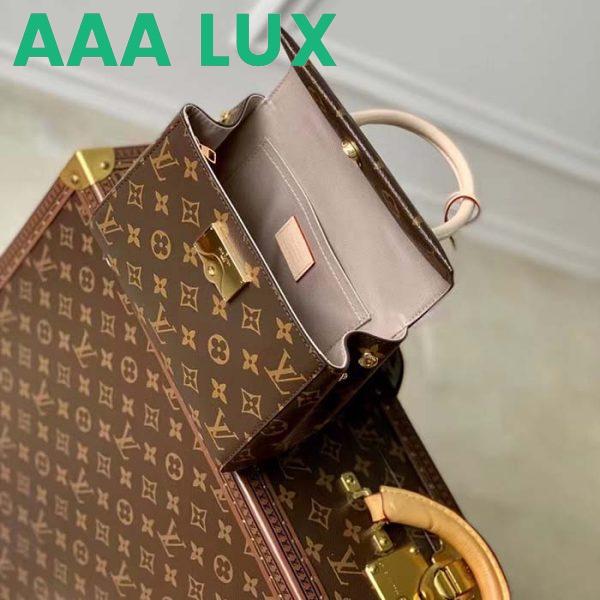 Replica Louis Vuitton LV Women Cluny Mini Handbag Monogram Coated Canvas Cowhide Leather 7