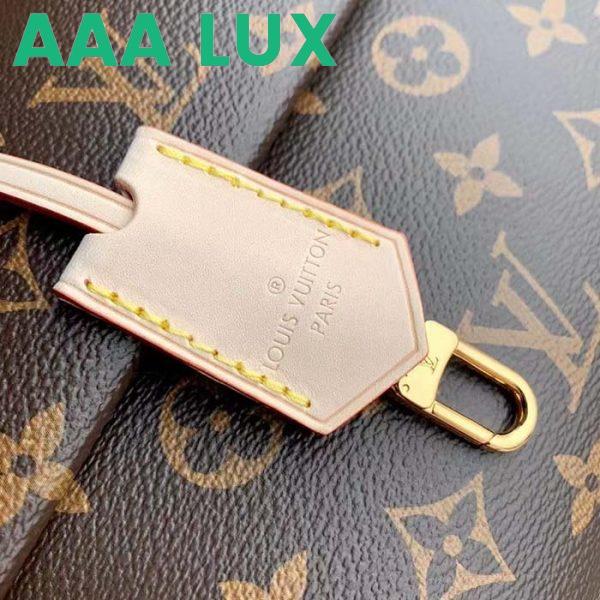 Replica Louis Vuitton LV Women Cluny Mini Handbag Monogram Coated Canvas Cowhide Leather 8