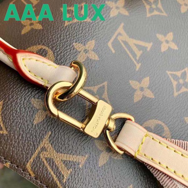 Replica Louis Vuitton LV Women Cluny Mini Handbag Monogram Coated Canvas Cowhide Leather 10