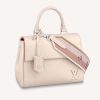 Replica Louis Vuitton LV Women Cluny Mini Handbag Monogram Coated Canvas Cowhide Leather 12