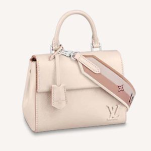 Replica Louis Vuitton LV Women Cluny Mini Handbag Quartz Epi Grained Smooth Cowhide Leather 2