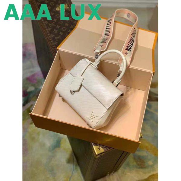 Replica Louis Vuitton LV Women Cluny Mini Handbag Quartz Epi Grained Smooth Cowhide Leather 3