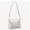 Replica Louis Vuitton LV Women Coussin BB Handbag Tricolor Bag Beige Lambskin 13