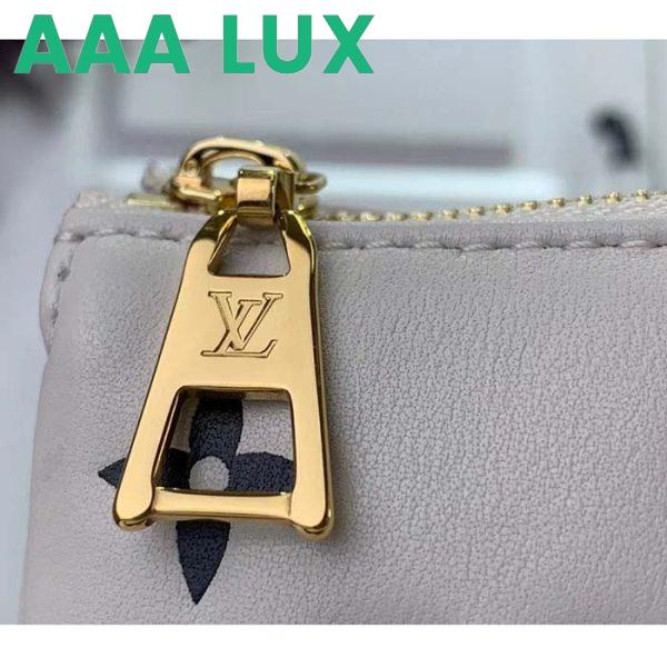 Replica Louis Vuitton LV Women Coussin BB Handbag Tricolor Bag Beige Lambskin 9