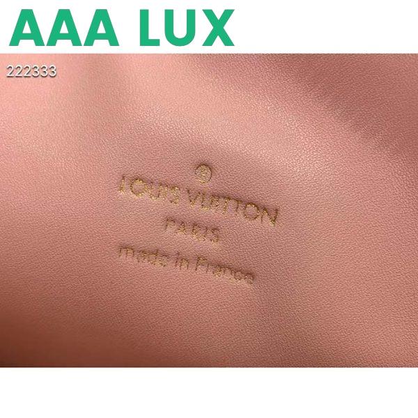 Replica Louis Vuitton LV Women Coussin BB Handbag Tricolor Bag Beige Lambskin 11
