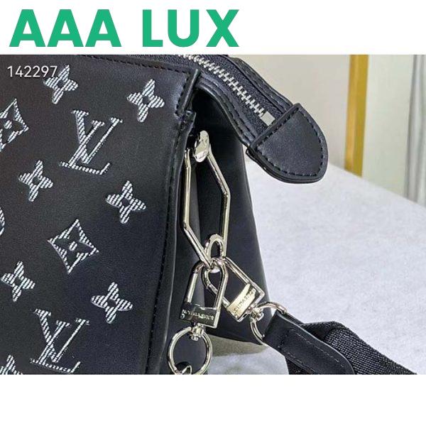 Replica Louis Vuitton LV Women Coussin MM Handbag Black Gray Lambskin 11