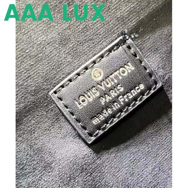 Replica Louis Vuitton LV Women Coussin MM Handbag Black Gray Lambskin 12
