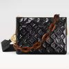 Replica Louis Vuitton LV Women Coussin PM Handbag Black Monogram Embossed Puffy Lambskin 14