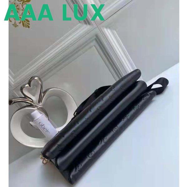 Replica Louis Vuitton LV Women Coussin PM Handbag Black Monogram Embossed Puffy Lambskin 8
