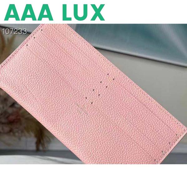 Replica Louis Vuitton LV Women Félicie Pochette Pink Cream Monogram Empreinte Embossed Supple Grained Cowhide 8