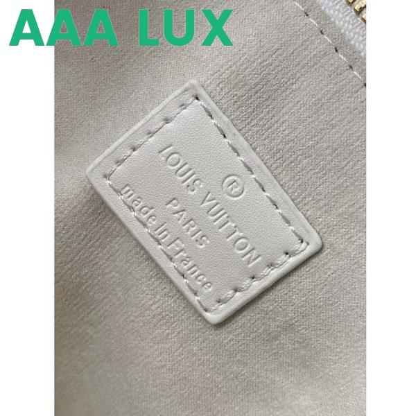 Replica Louis Vuitton LV Women Coussin PM Handbag White Lambskin Leather Zip Closure 11