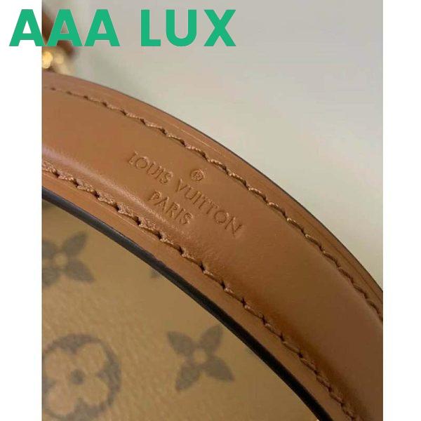Replica Louis Vuitton LV Women Dauphine Backpack PM Monogram Canvas-Brown 11