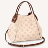Replica Louis Vuitton LV Women Hina PM Bucket Bag Crème Beige Mahina Perforated Calf