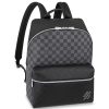 Replica Louis Vuitton LV Unisex Discovery Backpack PM Black Graphite Damier Infini Cowhide Leather