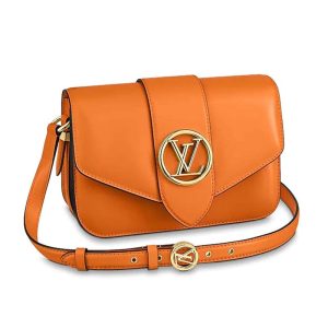 Replica Louis Vuitton LV Women LV Pont 9 Handbag Smooth Leather 2