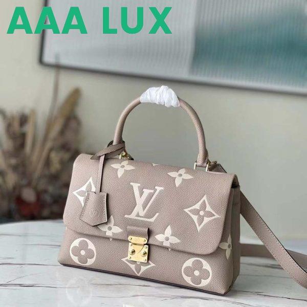 Replica Louis Vuitton LV Women Madeleine MM Handbag Embossed Monogram Empreinte Cowhide 3