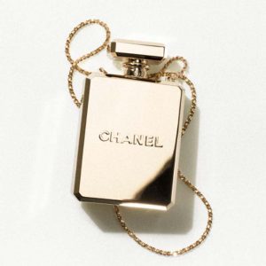 Replica Chanel Women CC Evening Bag Metal Gold