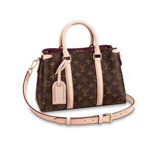 Replica Louis Vuitton LV Women Open Handbag BB in Monogram Canvas-Brown