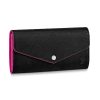 Replica Louis Vuitton LV Women Sarah Wallet in Epi Leather-Black