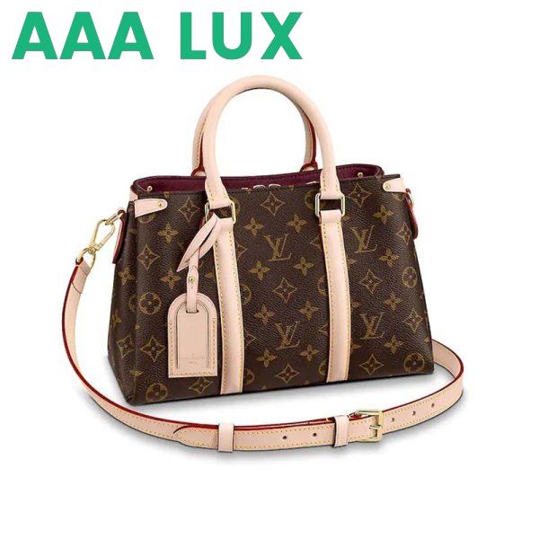 Replica Louis Vuitton LV Women Soufflot BB Bag in Monogram Coated Canvas-Brown 2