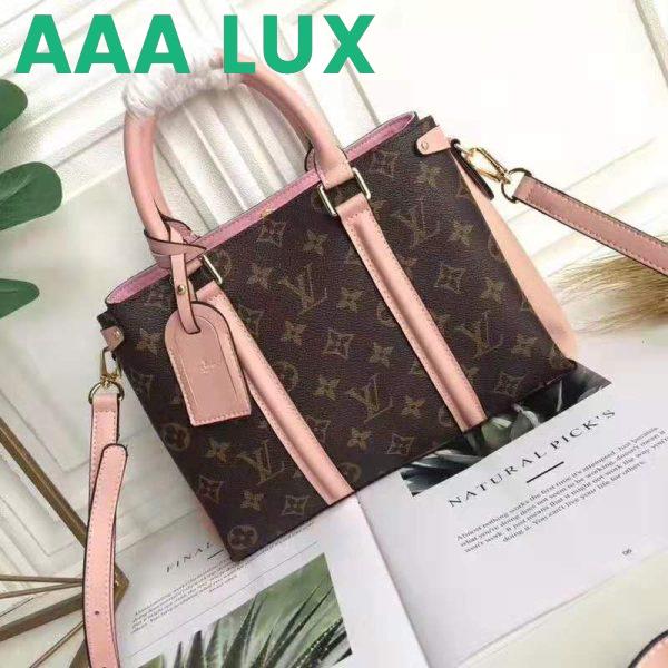 Replica Louis Vuitton LV Women Soufflot BB Bag in Monogram Coated Canvas-Brown 5