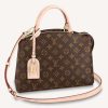Replica Louis Vuitton LV Women Tote Bag Monogram Coated Canvas Natural Cowhide Leather
