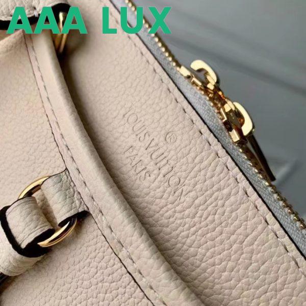 Replica Louis Vuitton LV Women Trianon PM Bag Cream Embossed Grained Cowhide Leather 10
