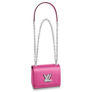 Replica Louis Vuitton LV Women Twist Mini Handbag Epi Grained Leather