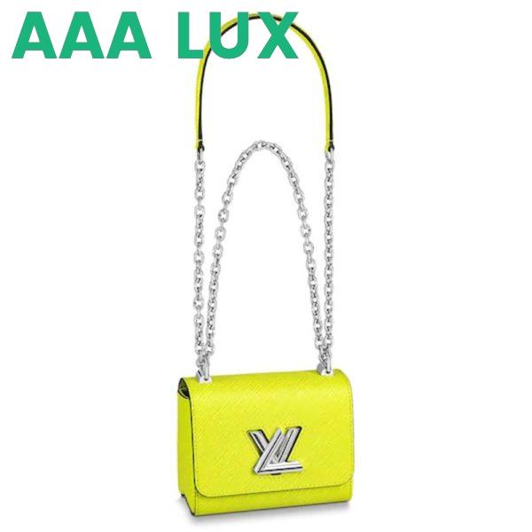 Replica Louis Vuitton LV Women Twist Mini Handbag Epi Grained Leather 3