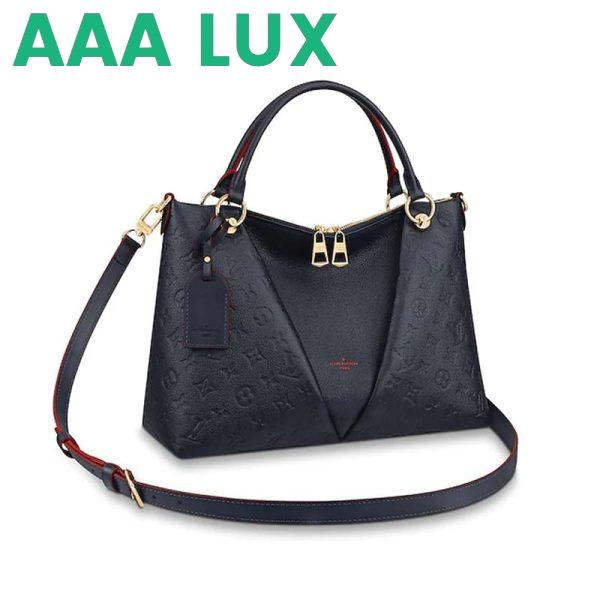 Replica Louis Vuitton LV Women V Tote MM Bag in Embossed Monogram Empreinte Cowhide Leather 3