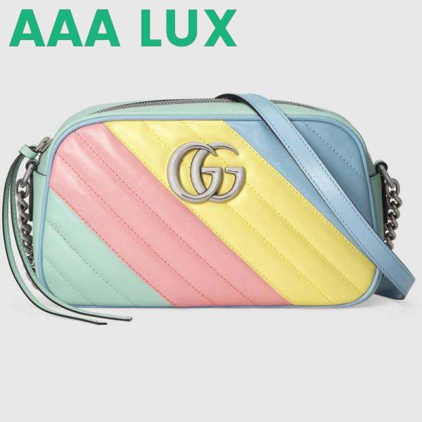 Replica Gucci GG Women GG Marmont Small Shoulder Bag Diagonal Matelassé 2