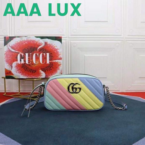 Replica Gucci GG Women GG Marmont Small Shoulder Bag Diagonal Matelassé 3