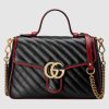 Replica Gucci GG Women GG Marmont Small Top Handle Bag 5