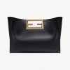 Replica Fendi Women Sunshine Shopper Bag White Leather “FENDI ROMA” 13