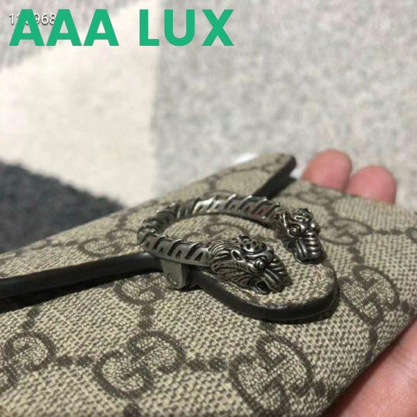 Replica Gucci GG Unisex Dionysus Card Case Wallet GG Supreme Canvas 5
