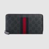 Replica Gucci GG Unisex GG Wool Pouch in Blue and Red GG Wool 12